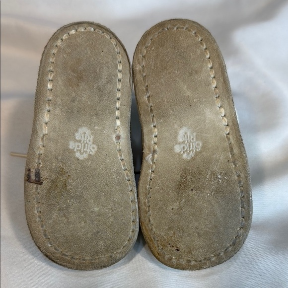Vintage Stride Rite Baby Hard Bottom White Walking Shoes Baby Size 3 E - Picture 6 of 9